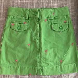 J.Crew kids Critter Embroidered Skort/Skirt